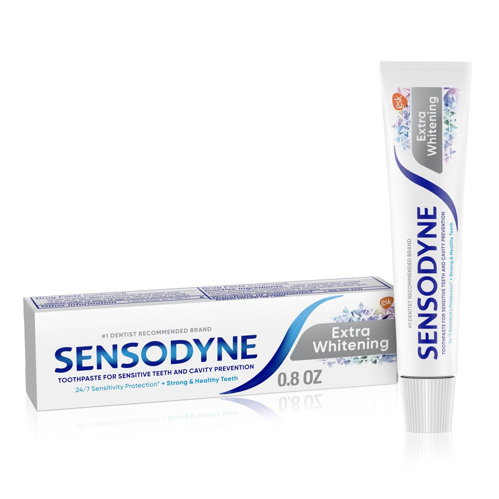 Sensodyne Extra Whitening Sensitive Toothpaste; 0.8 oz