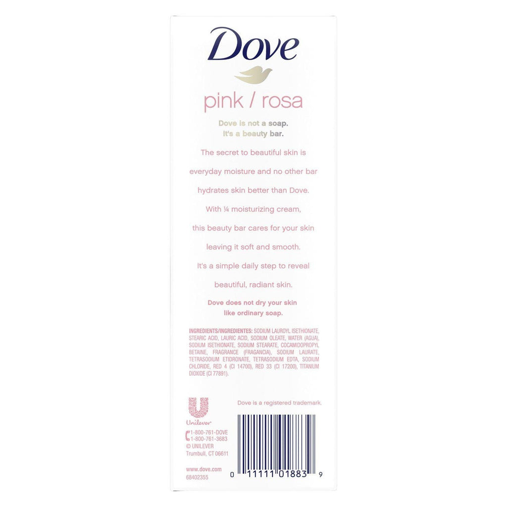 Dove Beauty Bar Soap, Pink (3.75 oz., 16 ct.)