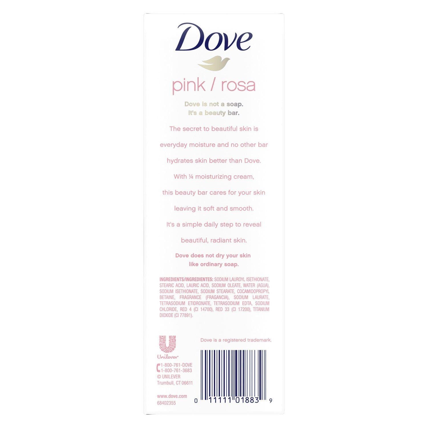 Dove Beauty Bar Soap, Pink (3.75 oz., 16 ct.)