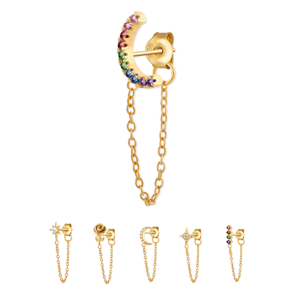 Single tassel earring Pi-Mart