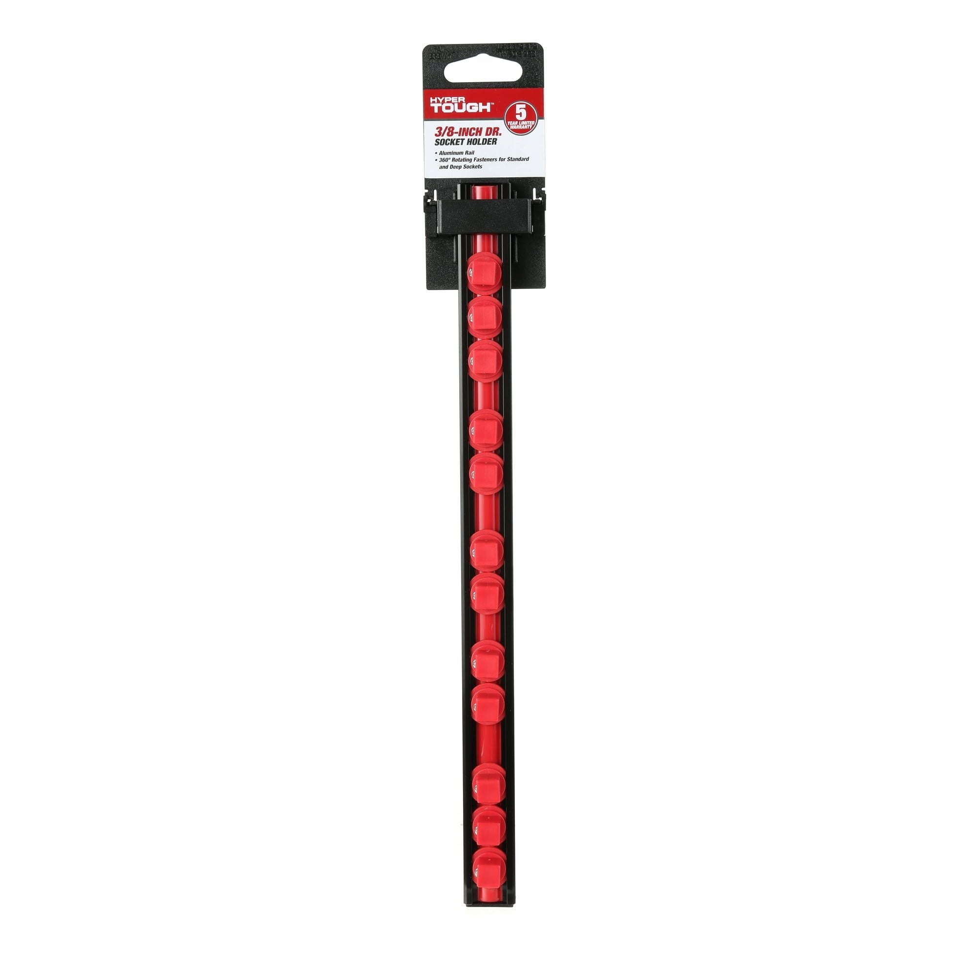 Hyper Tough 3/8 inch Drive Aluminum Socket Rail Organizer for Sockets UC8667TA EasyOptionXY LLC