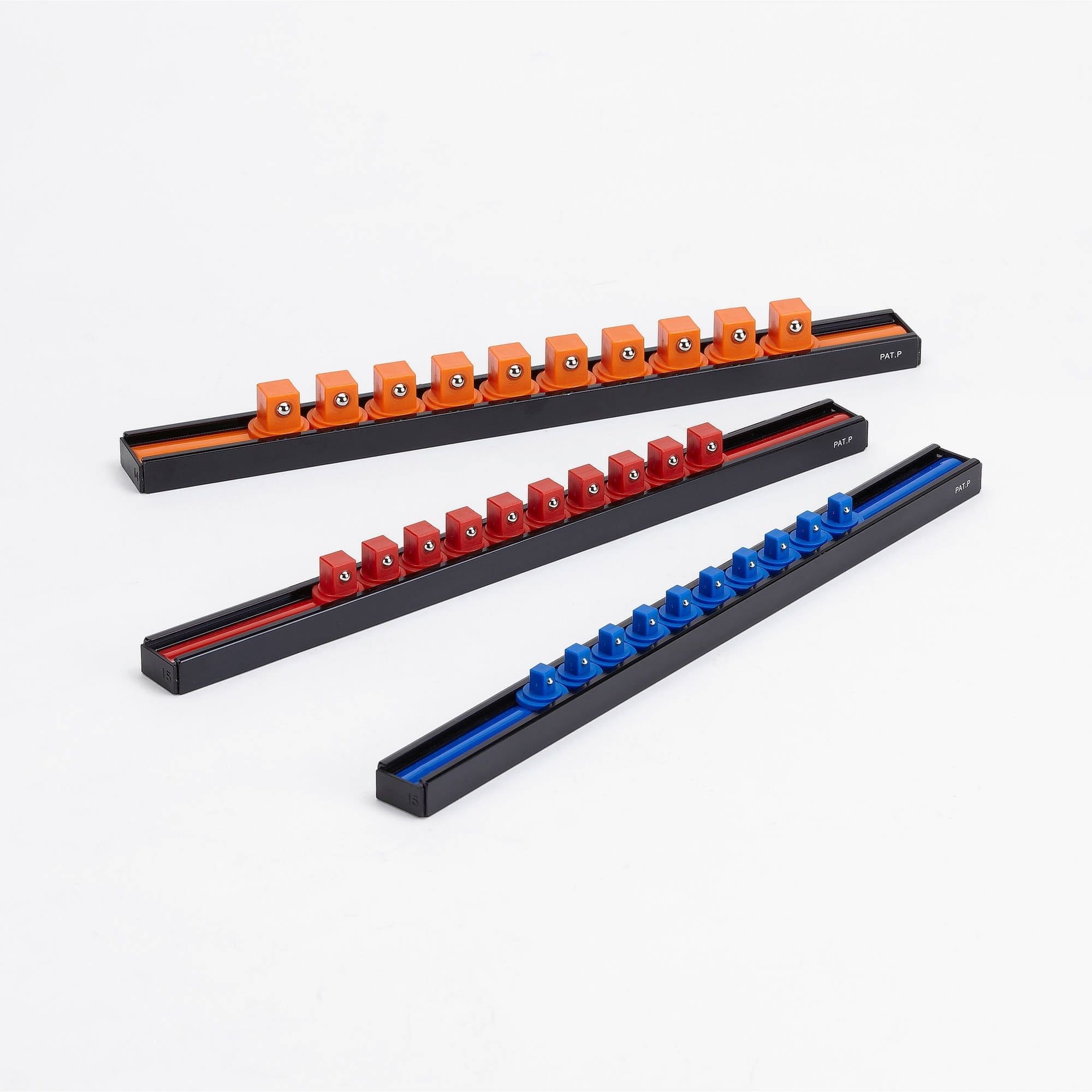 Hyper Tough 3/8 inch Drive Aluminum Socket Rail Organizer for Sockets UC8667TA EasyOptionXY LLC