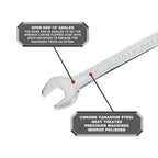 Hyper Tough 22 Pc Combination Wrench Set