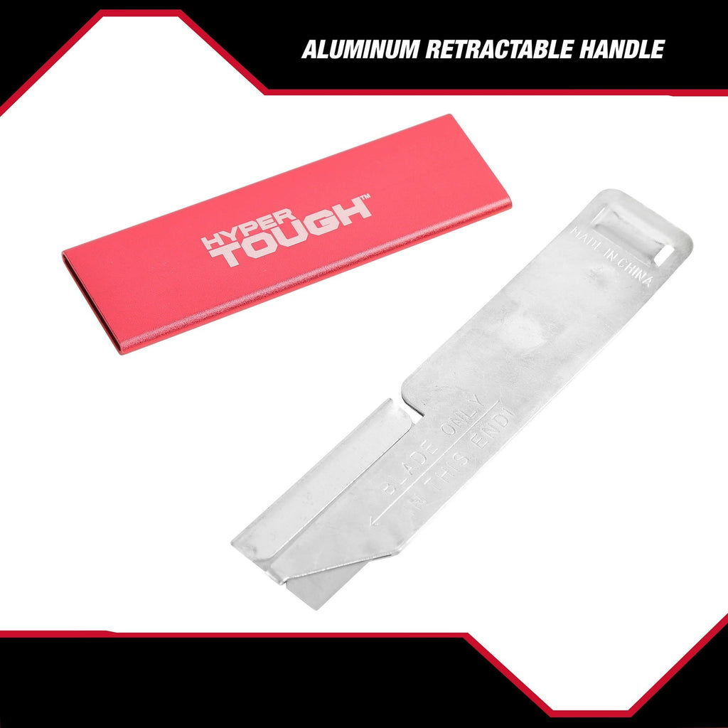Hyper Tough Aluminum Retractable Box Cutter with Blades EasyOptionXY LLC