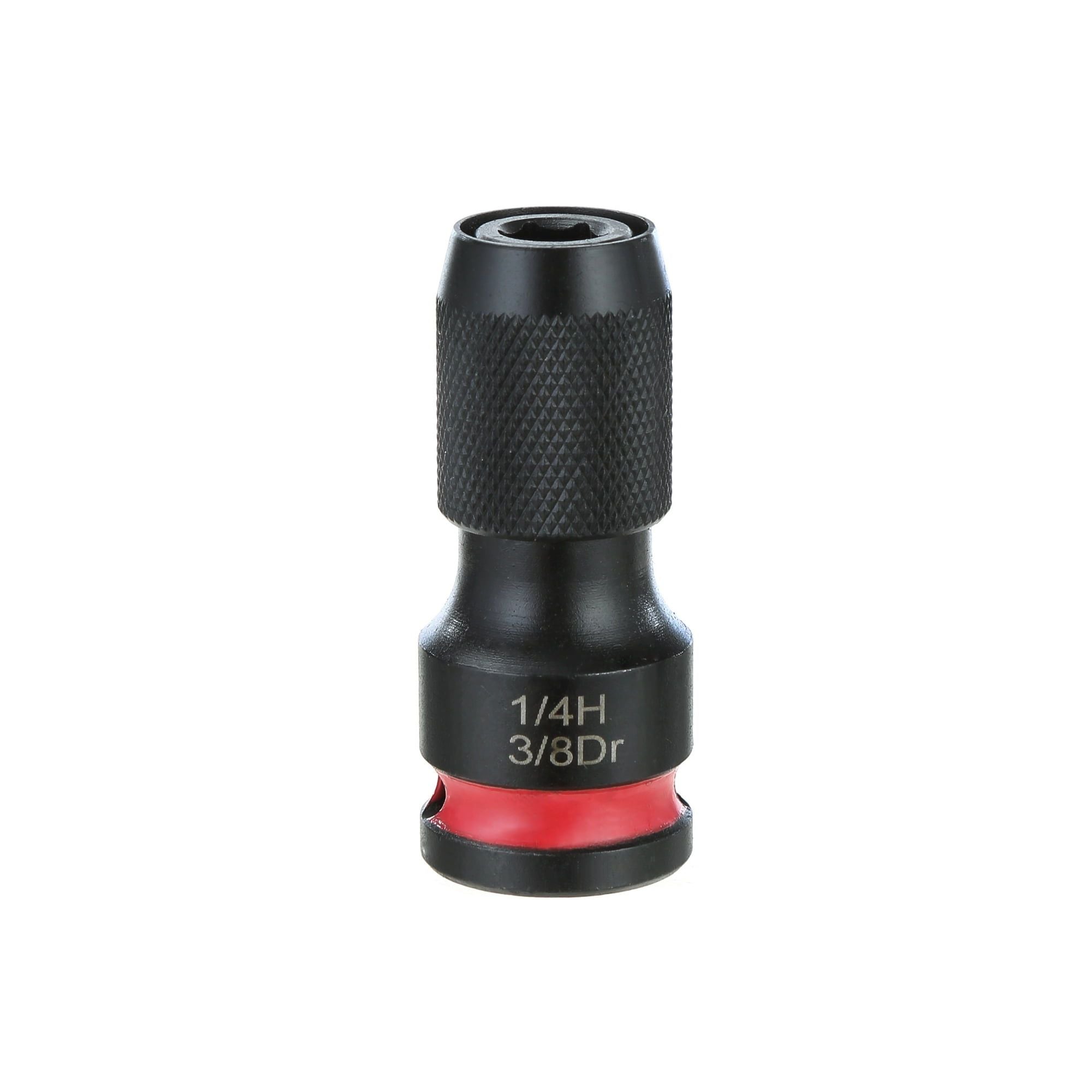 Hyper Tough 3/8 inch Drive to 1/4 inch Drive Quick Release Feature Interchangeable Impact Adapter, New Condition EasyOptionXY LLC