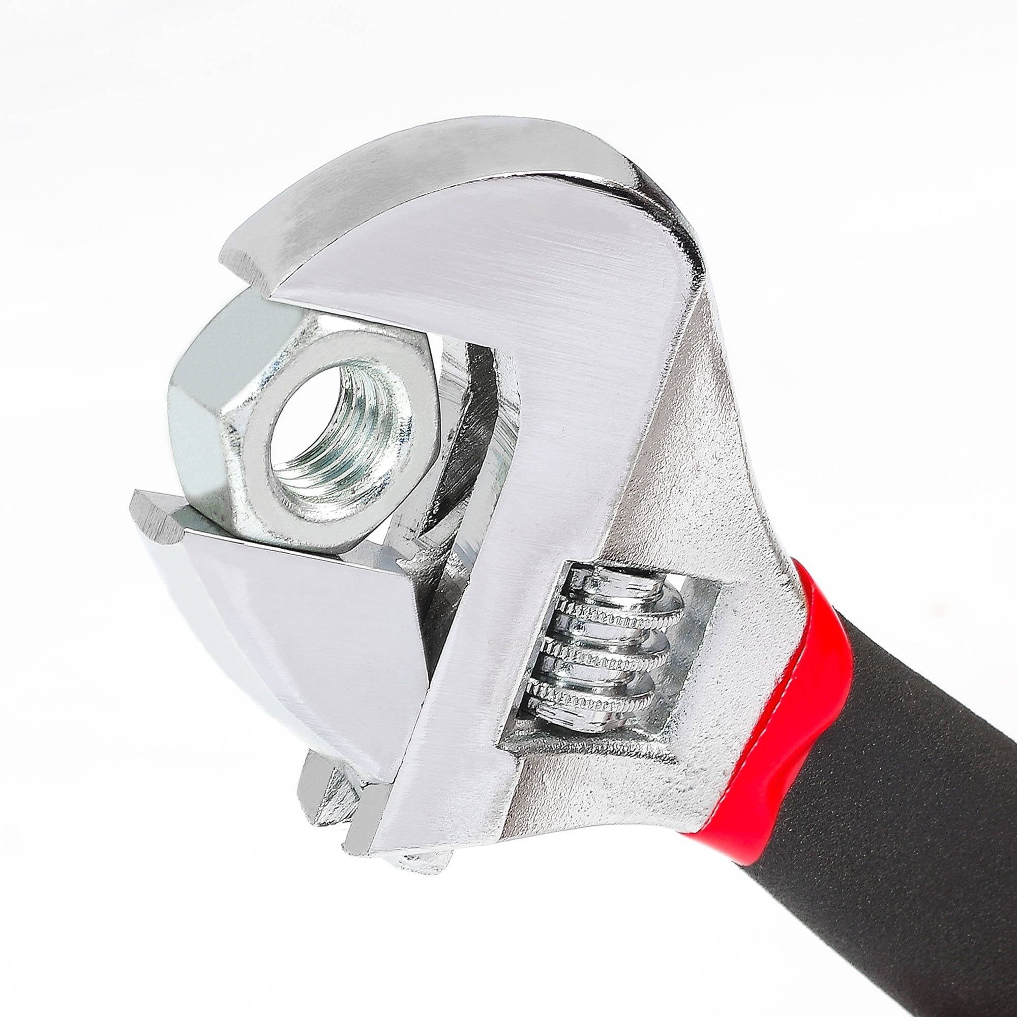 Hyper Tough 2-Piece Adjustable Wrench Set with Comfort Handles, 9019 EasyOptionXY LLC