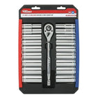 Hyper Tough 21-Piece 1/2-inch Drive Ratchet And Deep Socket Set EasyOptionXY LLC