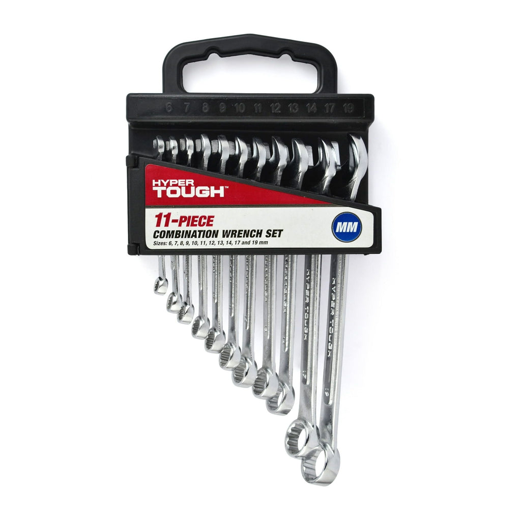 Hyper Tough 11-Piece Combination Wrench Set, Metric EasyOptionXY LLC