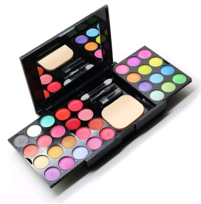 Makeup Box 24 Eyeshadow 8 Lipstick 4 Blush 3 Powder 39 Color Makeup Disc Combination Makeup Tray Pi-Mart