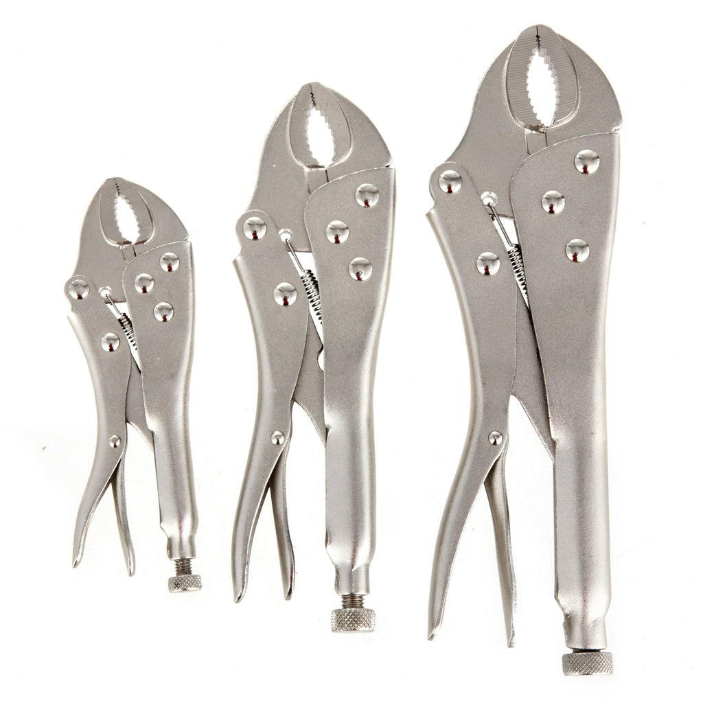 HyperTough 3 Piece Locking Plier Set with Quick Release Latch UW70031J