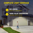 Hyper Tough Pathway & Security Light, Dusk to Dawn, Motion Sensor, Black, 120 Degree, 800 Lumens, Solar