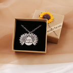 You Are My Sunshine Sunflower Necklace Women Men Pi-Mart