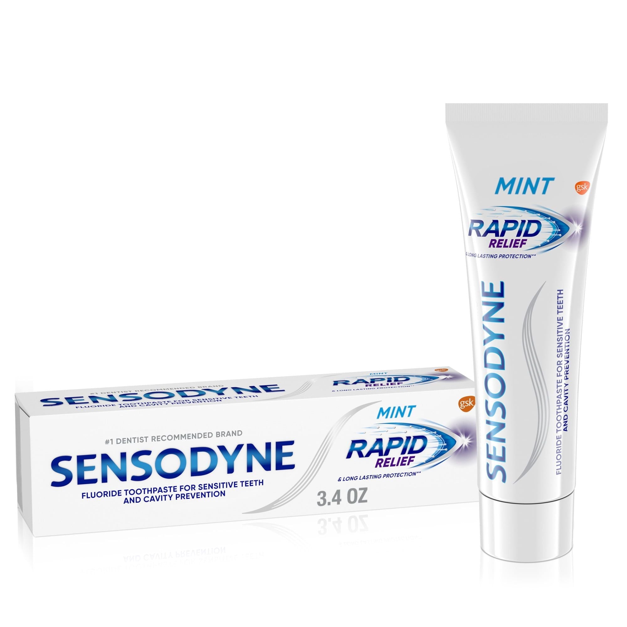 Sensodyne Rapid Relief Sensitive Toothpaste; Mint; 3.4 oz EasyOptionXY LLC
