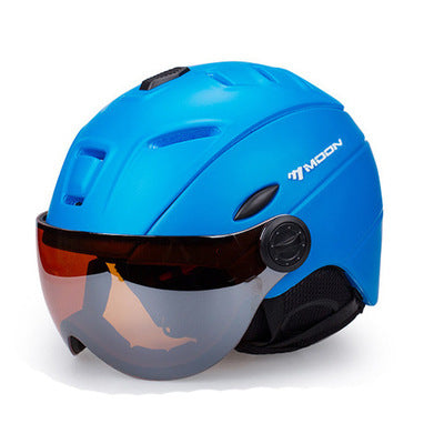 safety helmet with goggles integrated Lootquake LLC