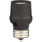 Hyper Tough Indoor/Outdoor Dusk to Dawn 100 Watt Bulb Light Control, Black (1-Pack)