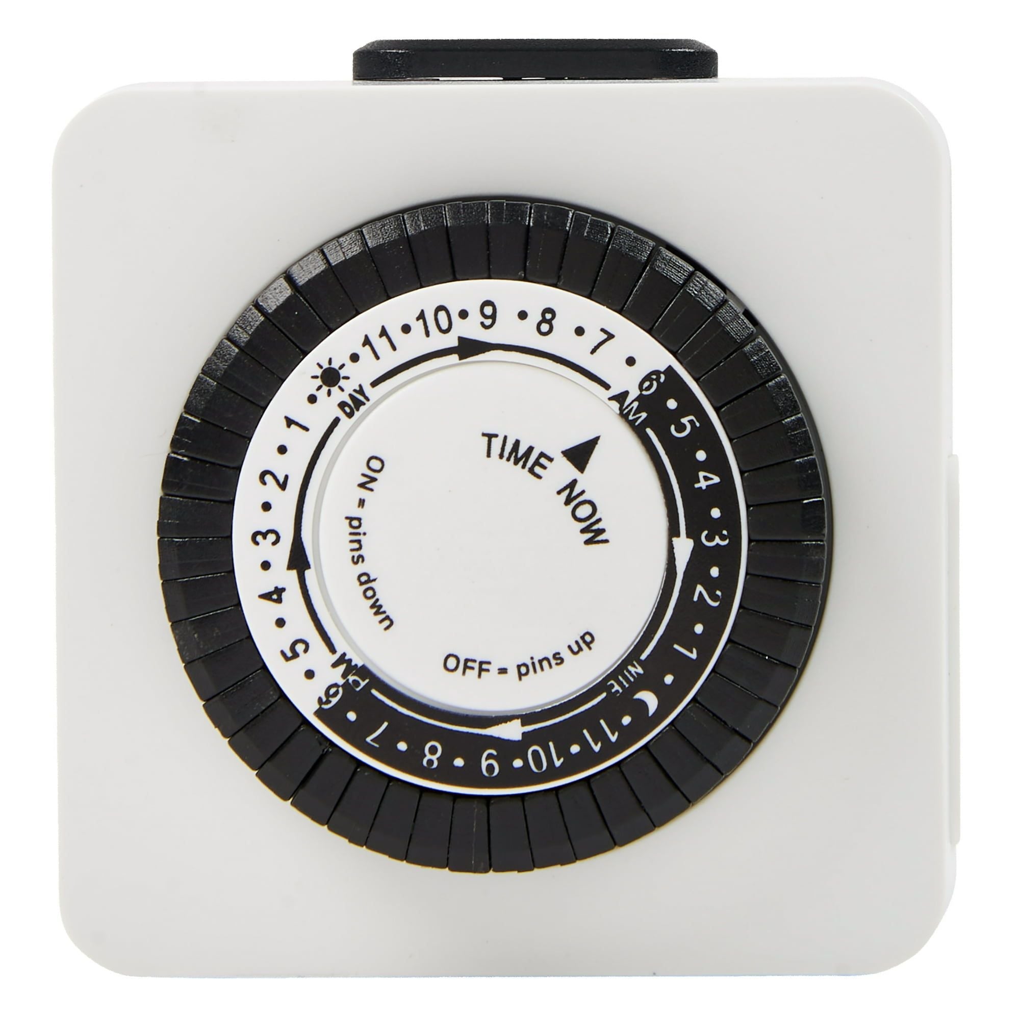 Hyper Tough, Polarized, Analog Indoor Mini Timer, Single Outlet