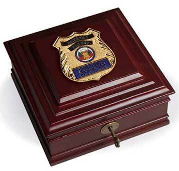 Flags Connections Police Officer Executive Desktop Box The Military Gift Store