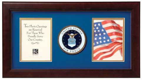 Flags Connections United States Air Force Dual Picture Frame The Military Gift Store