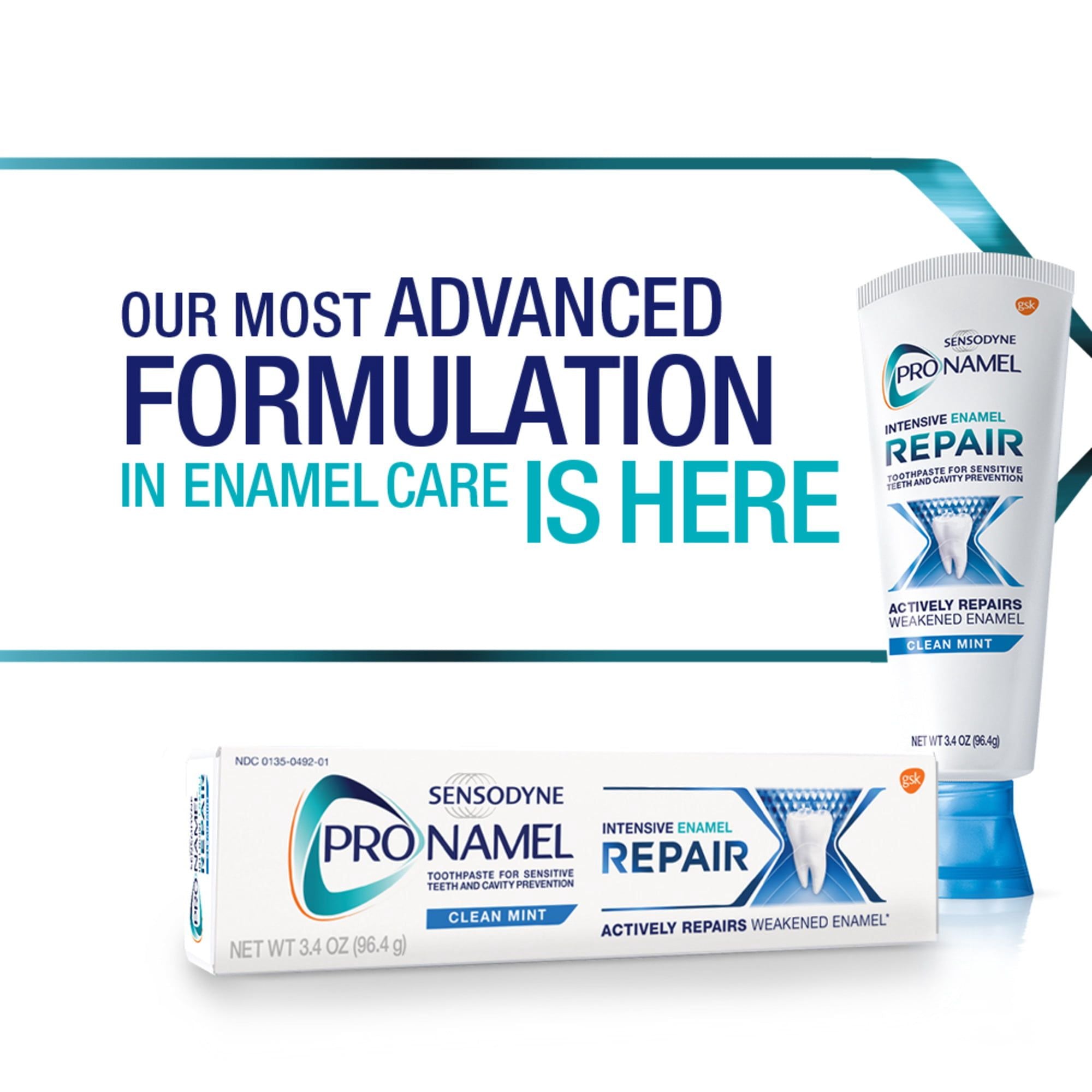 Sensodyne Pronamel Intensive Enamel Repair Sensitive Toothpaste; Clean Mint; 3.4 oz