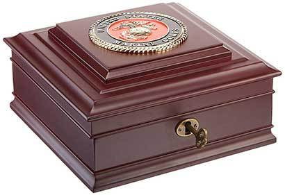 United States Marine Corps Executive Desktop Box by Flags Connections The Military Gift Store