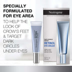 Neutrogena Rapid Wrinkle Repair Retinol Skin Care Eye Cream, 0.5 oz