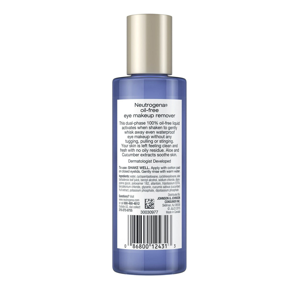 Neutrogena Oil-Free Liquid Eye Makeup Remover Solution, 3.8 fl. oz EasyOptionXY LLC