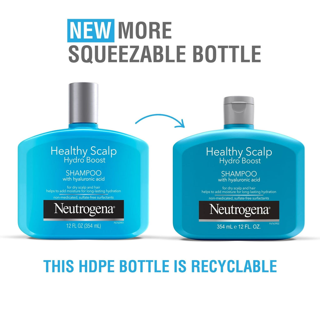 Neutrogena Hydrating Shampoo for Dry Scalp & Hair with Hyaluronic Acid, 12 fl oz EasyOptionXY LLC