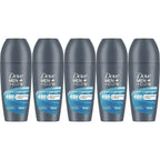 Dove Men+Care Clean Comfort Anti-Perspirant Roll-On, 50 Ml / 1.7 Ounce (Pack of 5)