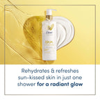 Dove Body Love Sun Rehydrate Women's Body Cleanser, Exotic Fruit & Nourishing Vanilla, 17.5 fl oz