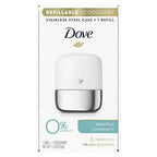 Dove Refillable Deodorant Starter Kit 0% Aluminum Sensitive Aluminum Free Deodorant 1.13 oz EasyOptionXY LLC