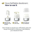 Dove Refillable Deodorant Starter Kit 0% Aluminum Sensitive Aluminum Free Deodorant 1.13 oz EasyOptionXY LLC