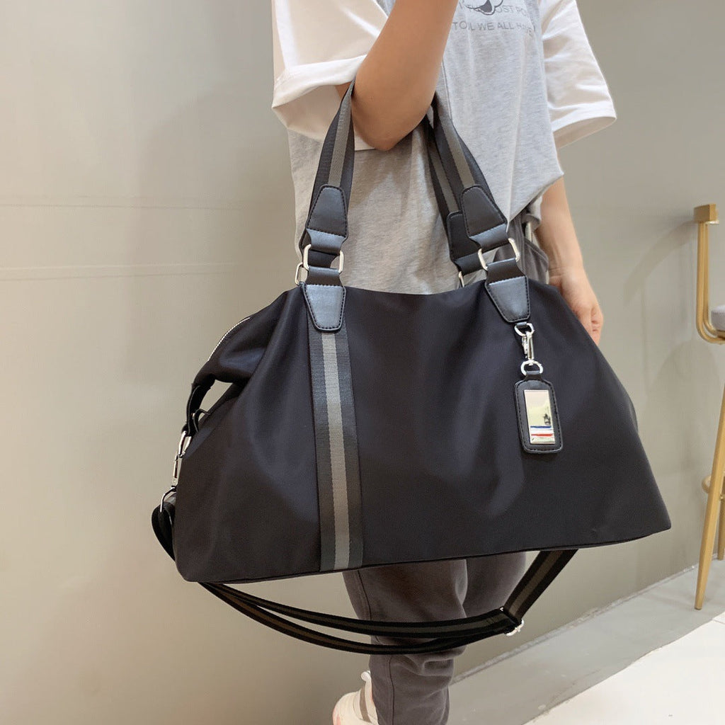 Travel Bag Men's Handbag Large-capacity Short Trip Business Lightweight Canvas Shoulder Hobo SHOMICOBOUTIQUE