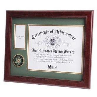 Army 10” x 8” Medallion frame, Army medal with photo frame, Army Gifts The Military Gift Store