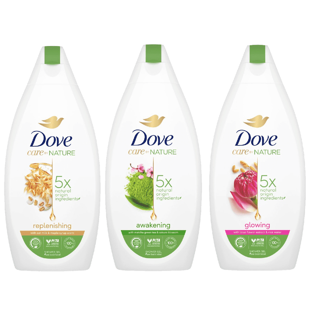 Dove Body Wash Shower 13.5 Oz Flavor:Assorted Size:Pack of 3