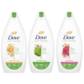Dove Body Wash Shower 13.5 Oz Flavor:Assorted Size:Pack of 3