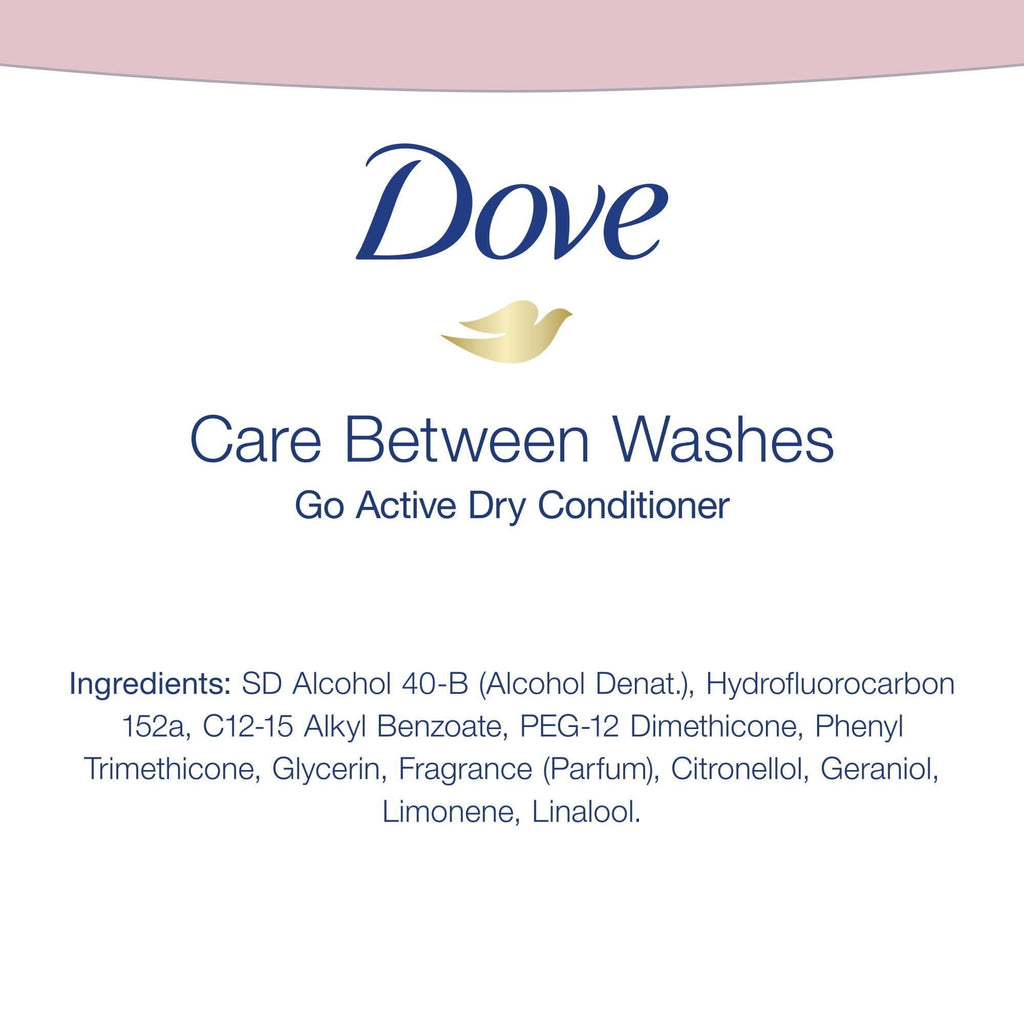 Dove Care Between Washes Dry Conditioner Go Active 5 oz