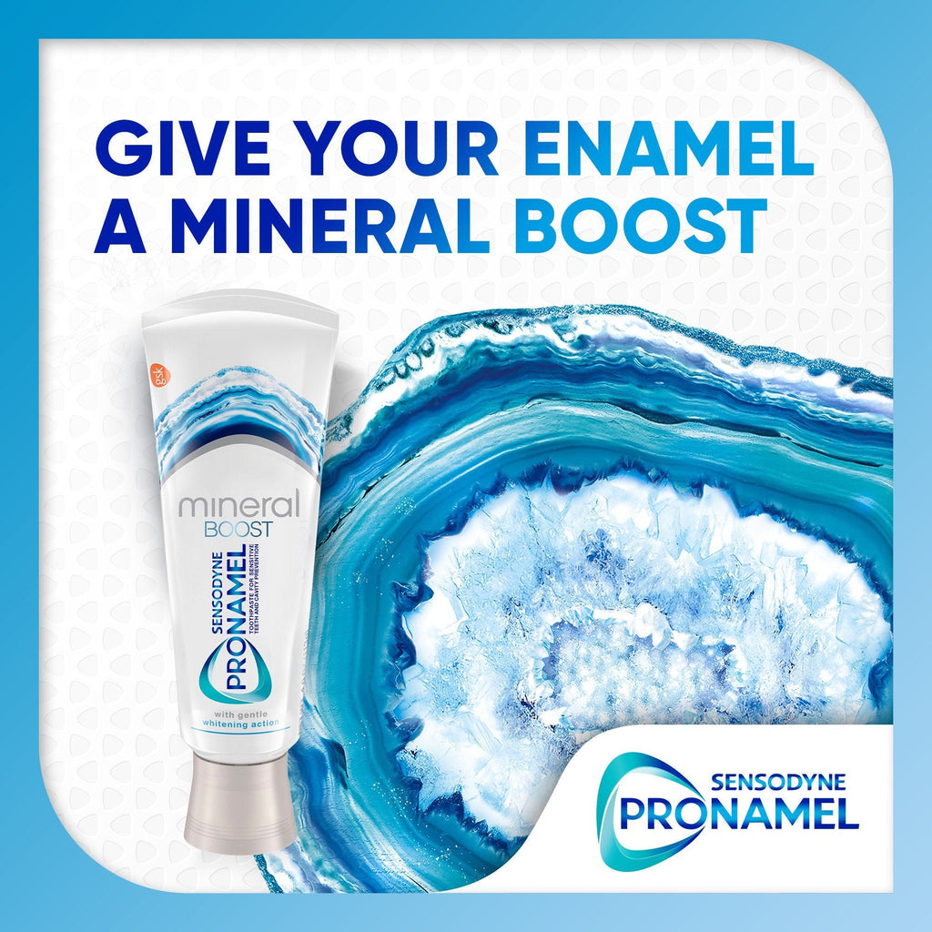 Sensodyne Pronamel Mineral Boost Whitening Action Sensitive Toothpaste; 4 oz