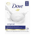 Dove Beauty Bar For Softer Skin White More Moisturizing Than Bar Soap 4 oz 8 Bars