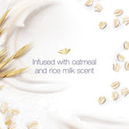 Dove Calming Gentle Beauty Bar Soap, Oatmeal and Rice Milk All Skin Type, 3.75 oz (4 Bars)
