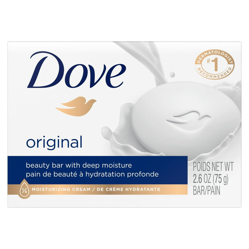 Dove Original Deep Moisture Beauty Bar for Dry Skin, 2.6 oz (1 Bar)