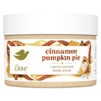 Dove Body Scrub Cinnamon Pumpkin Pie for Deep Nourishment Holiday Treats Limited Edition, 10.5 oz