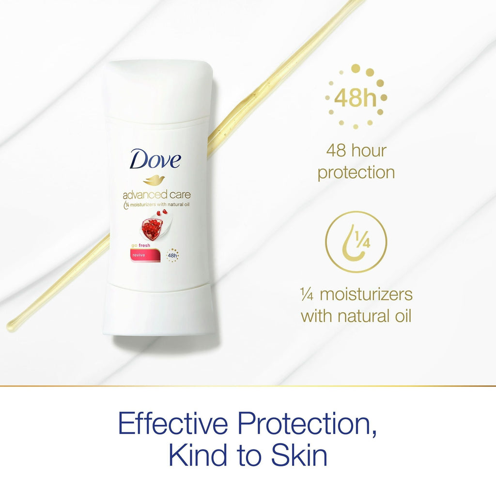 Dove Advanced Care Go Fresh Revive Antiperspirant Deodorant 2.6 oz, 2 Count EasyOptionXY LLC