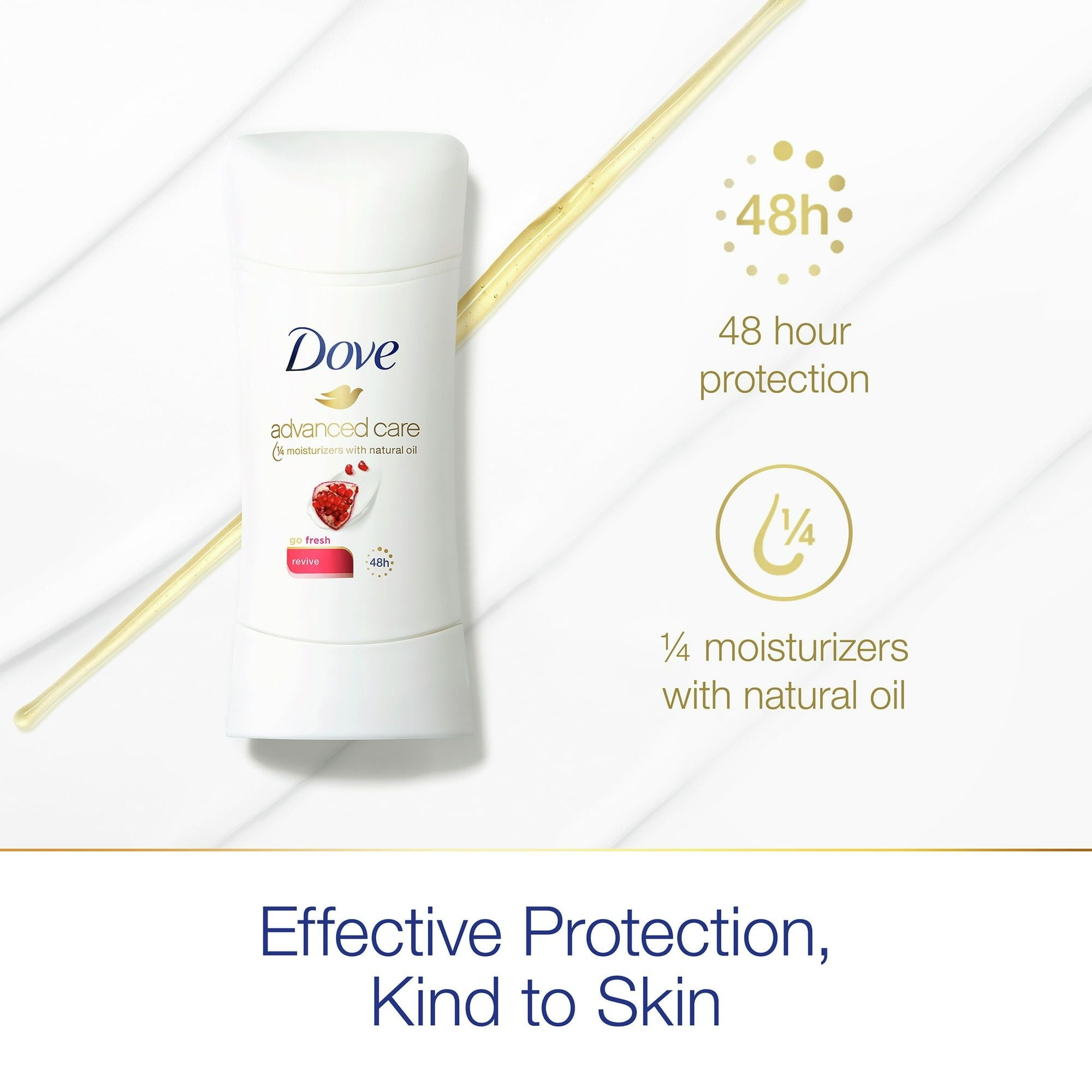 Dove Advanced Care Go Fresh Revive Antiperspirant Deodorant 2.6 oz, 2 Count EasyOptionXY LLC
