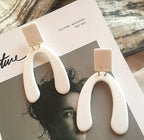 The wish bone earring
