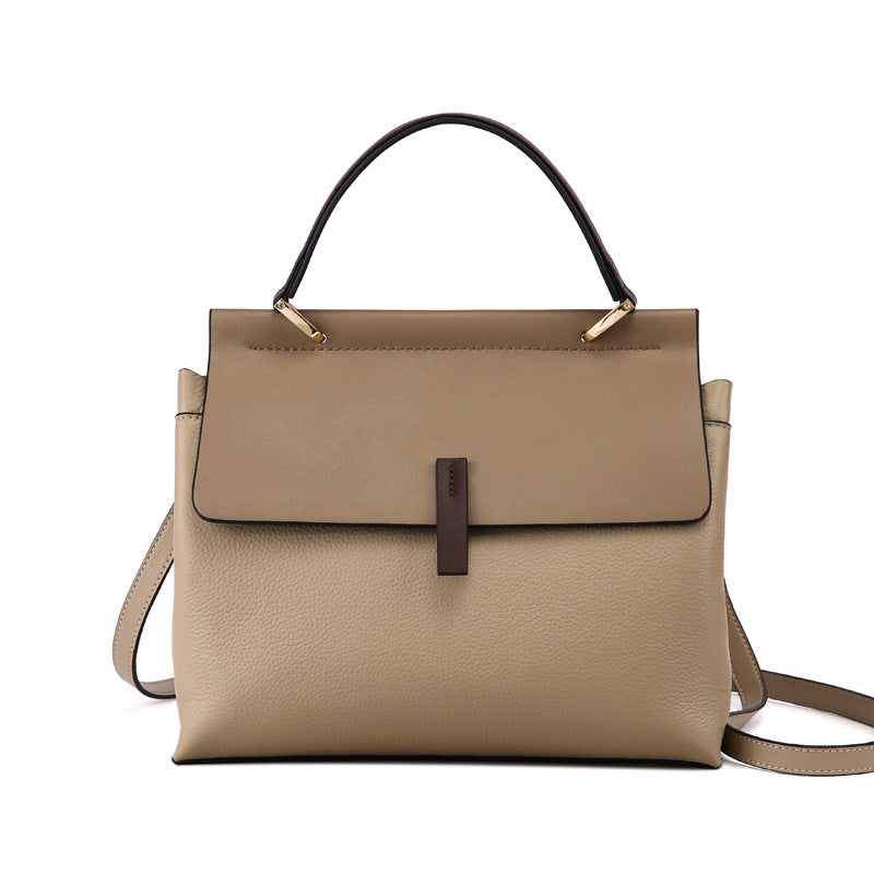 Trend large-capacity purse genuine leather shoulder bag tote crossbody - SJB-DIAMOND ELITES