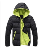 Autumn and winter men's cotton jacket hooded
