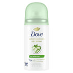 Dove Advanced Care Travel Size Antiperspirant Deodorant Dry Spray Cool Essentials Pro Ceramide Technology, 1 oz