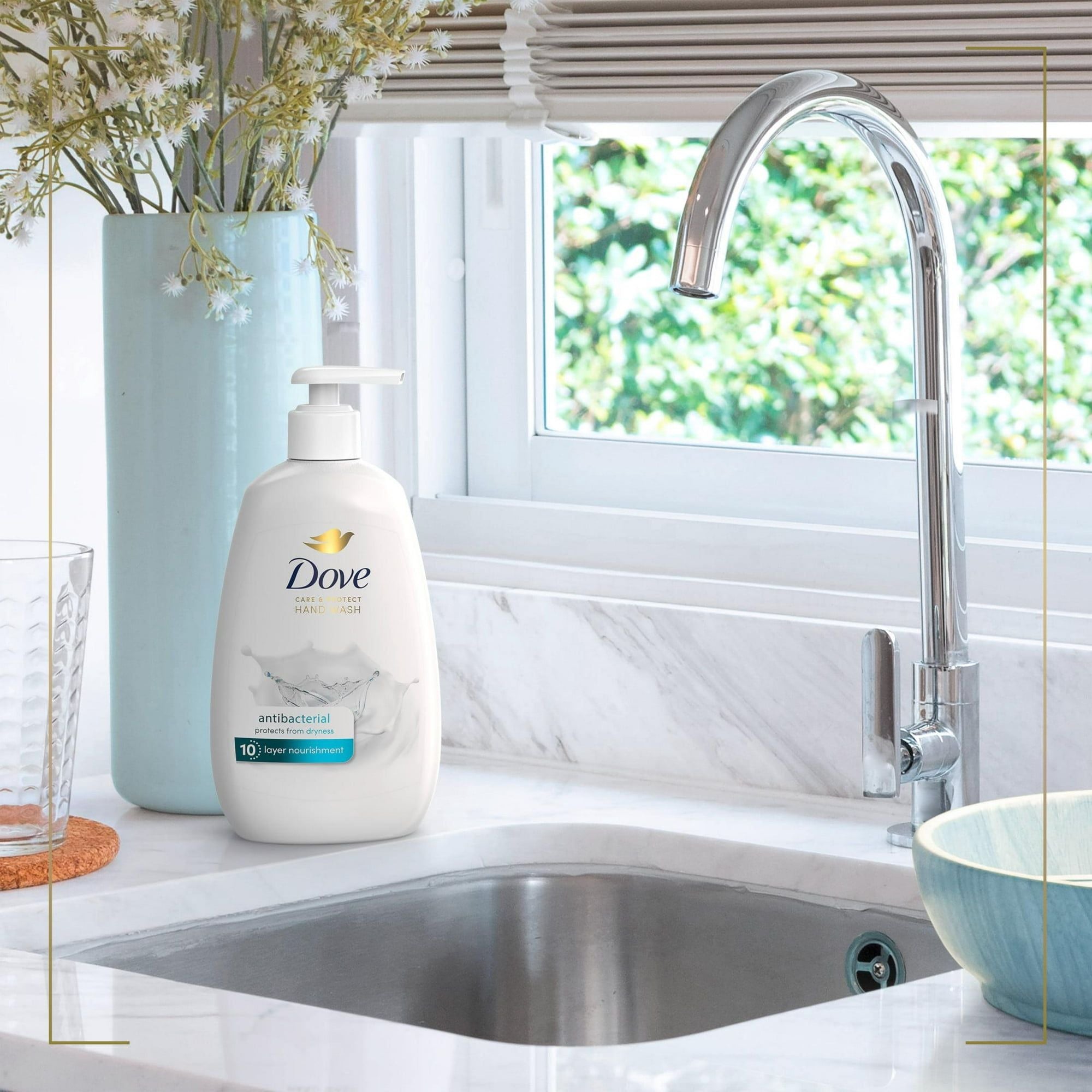 D ove Care and Protect Daily Use Antibacterial Hand Soap, 12 fl oz EasyOptionXY LLC