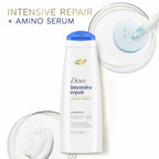 Dove Nourishing Intensive Repair Daily Shampoo for Damaged Hair with Bio-Protein Care, 12 oz