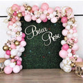 152PCS Rose Pink And Gold Balloon Garland Arch Kit For Baby Shower Valentine's Day Wedding Kid Birthday Decorations Girl Birthday Party Decoration Stevvex